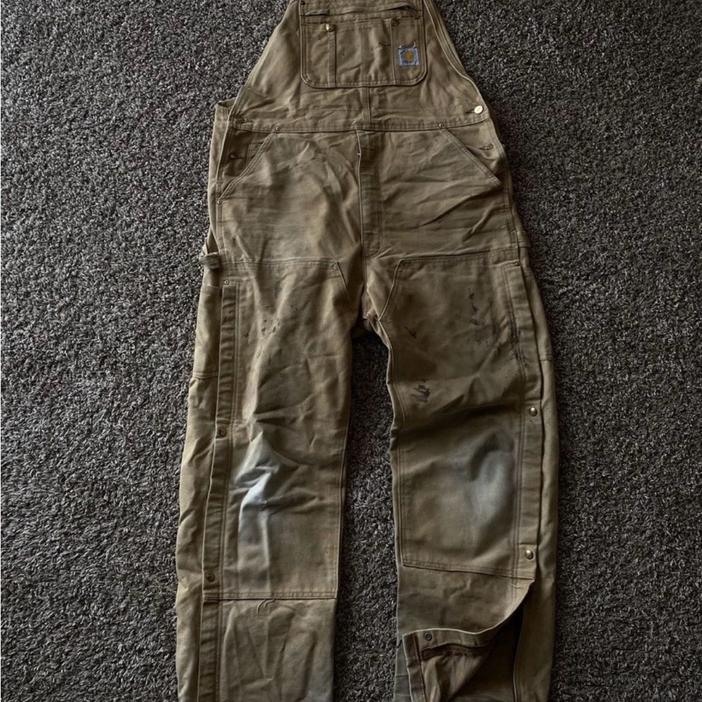 Vintage Carhartt Faded overalls